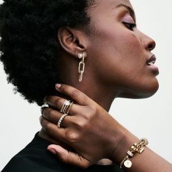 Bague femme pandora timeless cœur anneau double 163100c01 - bagues-femmes - edora - 2