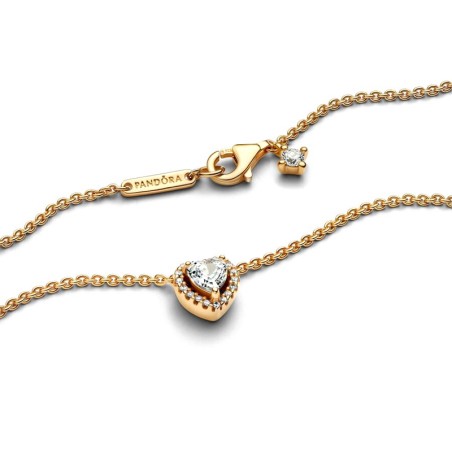 Collier femme pandora timeless cœur scintillant 368425c01 – colliers femme