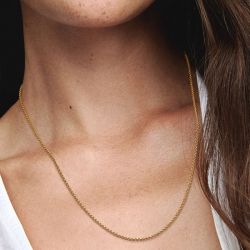 Collier femme pandora moments chaîne maille jaseron 369260c00 - colliers-femme - edora - 1