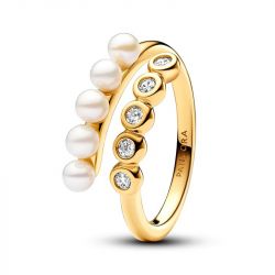 Bague femme pandora timeless ouverte perles de culture d’eau douce traitées & pierres 163146c01 - bagues-femmes - edora - 2