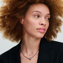 Collier femme pandora moments chaîne cloutée 382451c00 - colliers-femme - edora - 1