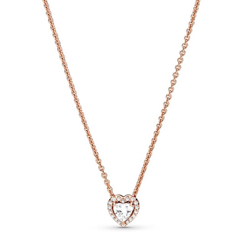 Collier femme pandora timeless cœur scintillant 388425c01 - fete-des-meres - edora