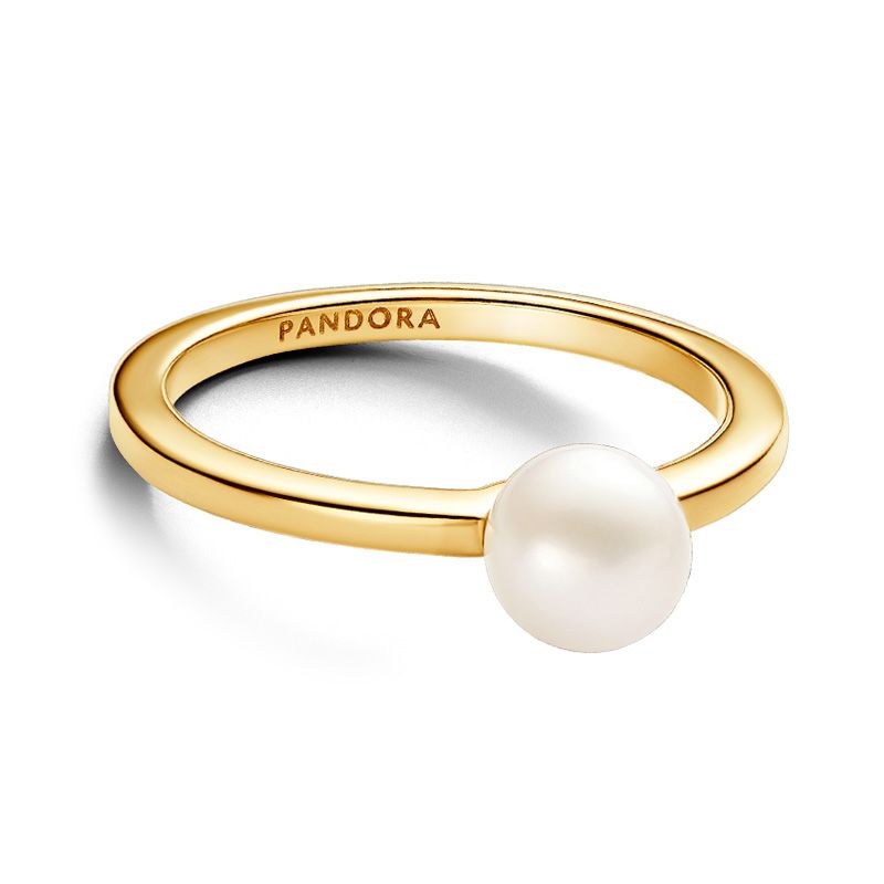 Bague femme pandora timeless perle de culture d'eau douce traitée 163157c01 - bagues-femmes - edora