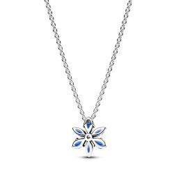 Collier femme pandora timeless à pendentif herbier bleu scintillant 392387c02 - colliers-femme - edora - 2