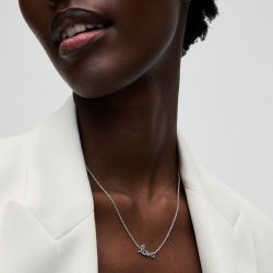 Collier femme pandora moments amour manuscrit Étincelant 393076c01 - colliers-femme - edora - 1