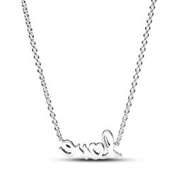 Collier femme pandora moments amour manuscrit Étincelant 393076c01 - colliers-femme - edora - 2