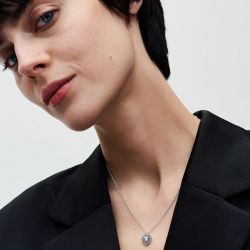 Collier femme pandora timeless à pendentif halo cœur scintillant 393099c01 - colliers-femme - edora - 1