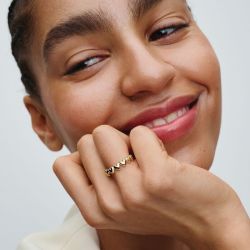 Bague femme pandora moments farandole de cœurs 163427c00 - fete-des-meres - edora - 1