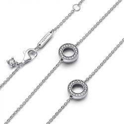 Collier femme pandora signature cercle 393162c01 - colliers-femme - edora - 1