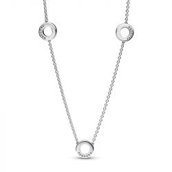 Collier femme pandora signature cercle 393162c01 - colliers-femme - edora - 2