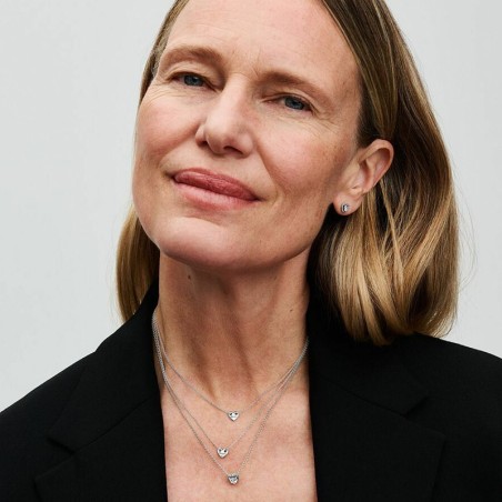 Collier femme pandora moments double rang cœur 393207c00 – colliers femme