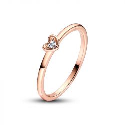 Bague femme pandora moments cœur rayonnant 182495c01 - bagues-femmes - edora - 2