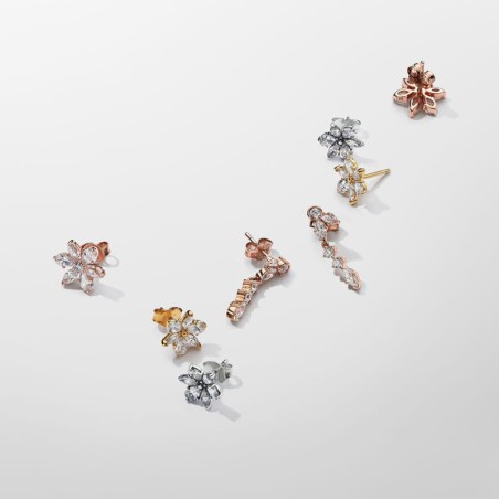 Boucles d’oreilles femme pandora timeless herbier scintillant 262633c01 – boucles d'oreilles femme
