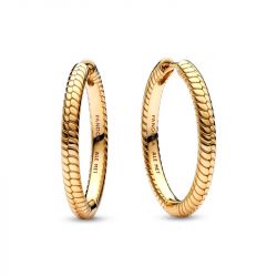 Boucles d'oreilles femme créoles pandora moments à charms  269532c00 - boucles-d-oreilles-femme - edora - 0