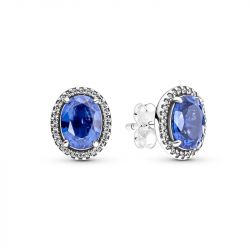 Boucles d'oreilles femme pandora timeless halo spectaculaire scintillants 290040c01 - boucles-d-oreilles-femme - edora - 0