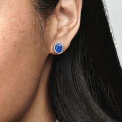 Boucles d'oreilles femme pandora timeless halo spectaculaire scintillants 290040c01 - boucles-d-oreilles-femme - edora - 1