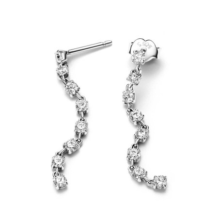 Boucles d’oreilles femme pandora timeless pendants huit pierres scintillantes 293159c01 – boucles d'oreilles femme