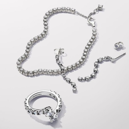 Boucles d’oreilles femme pandora timeless pendants huit pierres scintillantes 293159c01 – boucles d'oreilles femme