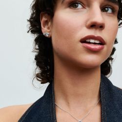 Boucles d'oreilles femme puces pandora scintillants disney mickey & minnie 293219c01 - boucles-d-oreilles-femme - edora - 2