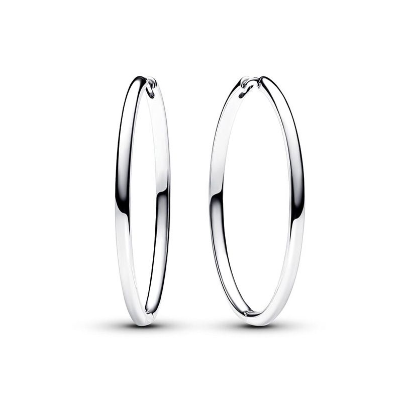 Boucles d'oreilles femme créoles pandora moments à charms 40 mm pandora moments 293336c00 - boucles-d-oreilles-femme - edora