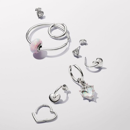 Boucles d'oreilles femme créoles pandora moments à charms 40 mm pandora moments 293336c00 – boucles d'oreilles femme