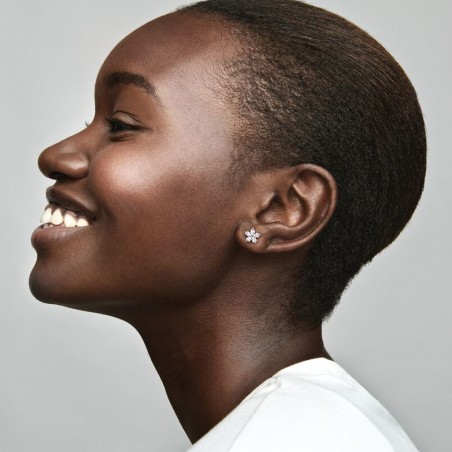 Boucles d'oreilles femme puces pandora timeless flocon de neige scintillant 299239c01 – boucles d'oreilles femme