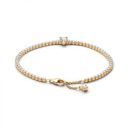 Bracelet femme pandora timeless rivière cœur scintillant 560041c01 - bracelets-fantaisie - edora - 0