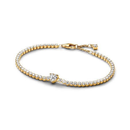 Bracelet femme pandora timeless rivière cœur scintillant 560041c01 – bracelets fantaisie
