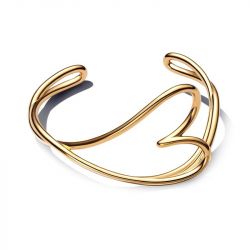 Bracelet femme pandora essence jonc cœur organique 563808c00 - bracelet-argent-femme - edora - 0