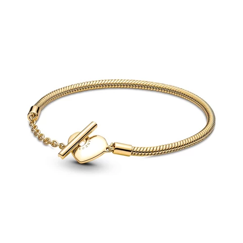 Bracelet Femme Pandora Moments Maille Serpent Barre en T 569285C00