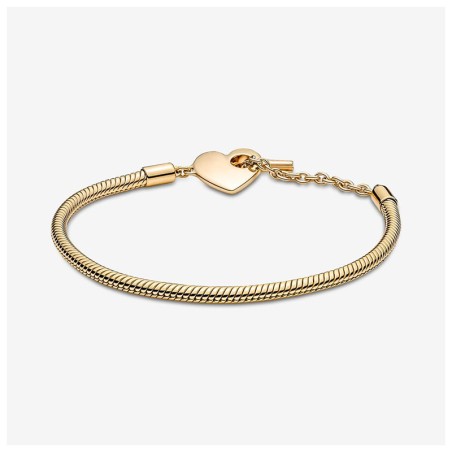 Bracelet femme pandora moments maille serpent barre en t 569285c00 – bracelet argent femme