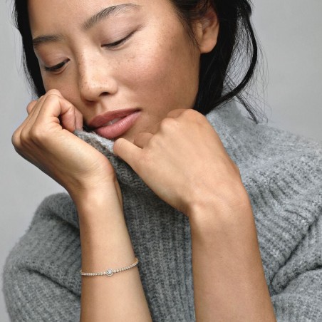 Bracelet femme pandora timeless rivière halo scintillant 569416c01 – bracelets fantaisie