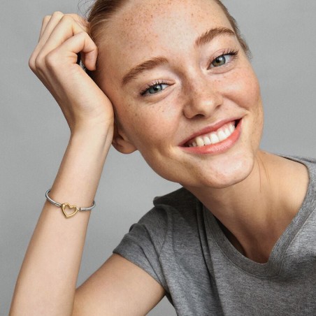 Bracelet femme pandora moments maille serpent fermoir cœur 569539c00 – bracelet argent femme