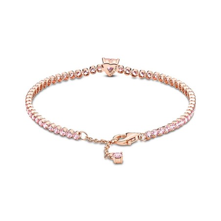 Bracelet femme pandora timeless rivière cœur scintillant 580041c01 – bracelets fantaisie