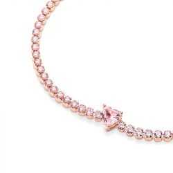 Bracelet femme pandora timeless rivière cœur scintillant 580041c01 - bracelets-fantaisie - edora - 4