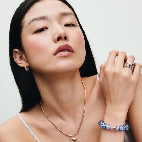 Bracelet femme pandora moments maille serpent 580728 – bracelet argent femme