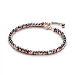 Bracelet femme pandora timeless rivière scintillant noir 581469c02 - plus-de-bracelets-femmes - edora - 0