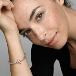 Bracelet femme pandora moments maille serpent fermoir en t 582309c00 - bracelet-argent-femme - edora - 1