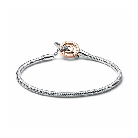 Bracelet femme pandora moments maille serpent fermoir en t 582309c00 – bracelet argent femme