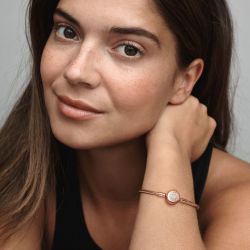 Bracelet femme pandora moments maille serpent o couronné scintillant 589046c01 - plus-de-bracelets-femmes - edora - 3