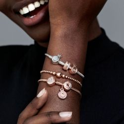 Bracelet femme pandora moments maille serpent o couronné scintillant 589046c01 - plus-de-bracelets-femmes - edora - 4