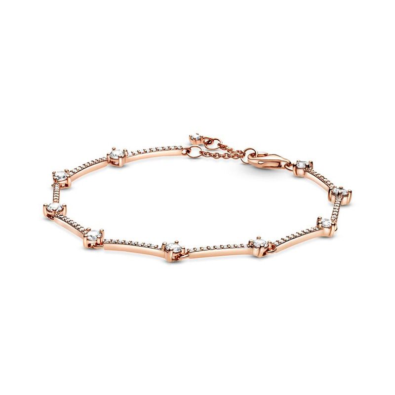 Bracelet femme pandora timeless barres pavé scintillant 589217c01 - plus-de-bracelets-femmes - edora