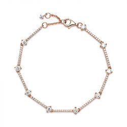 Bracelet femme pandora timeless barres pavé scintillant 589217c01 - plus-de-bracelets-femmes - edora - 2