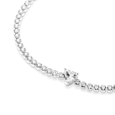 Bracelet femme pandora timeless rivière cœur scintillant 590041c01 – bracelet argent femme