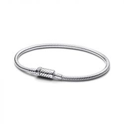 Bracelet femme pandora moments maille serpent fermoir magnétique 590122c00 - bracelet-argent-femme - edora - 0