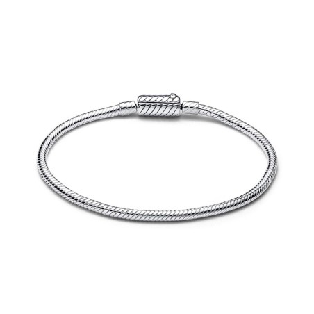 Bracelet femme pandora moments maille serpent fermoir magnétique 590122c00 – bracelet argent femme