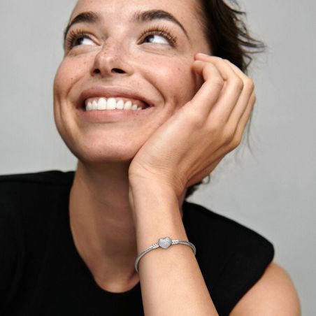 Bracelet or & argent, bracelet plaqué or, bracelet cuir & tissu (3) - bracelet-argent-femme - edora - 2