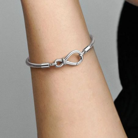 Bracelet or & argent, bracelet plaqué or, bracelet cuir & tissu (3) - bracelet-argent-femme - edora - 2