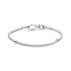 Bracelet femme pandora moments maille serpent nœud de l'infini 590792c00 - bracelet-argent-femme - edora - 2