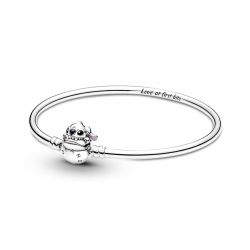 Bracelet femme pandora moments jonc disney stitch mordant le fermoir 591683c01 - bracelet-argent-femme - edora - 0